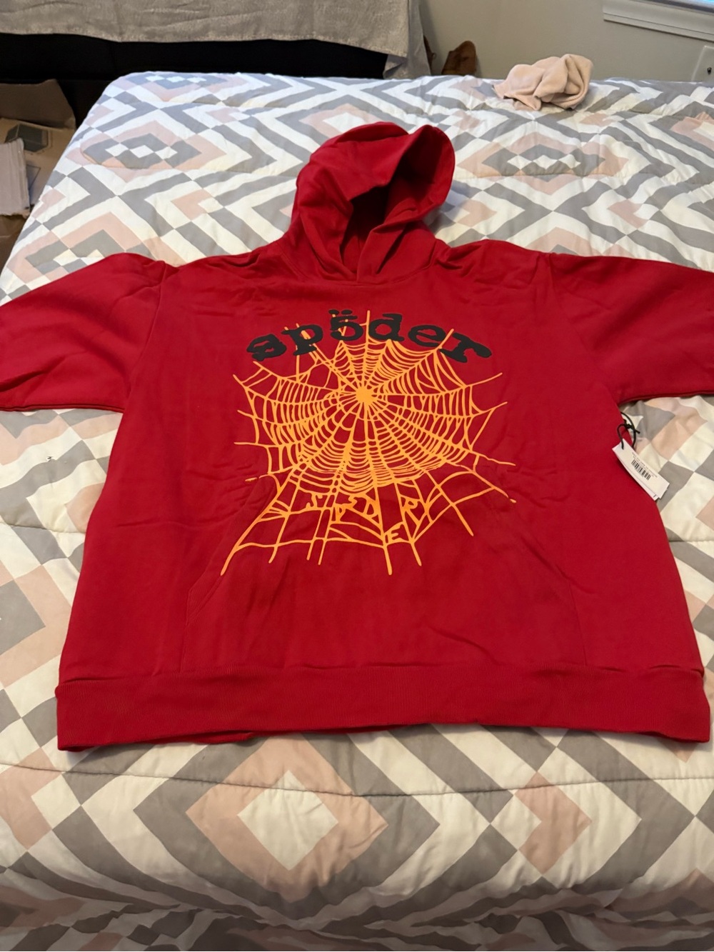 Sp5der Red OG Web V2 Men’s Fleece Hoodie size XL
